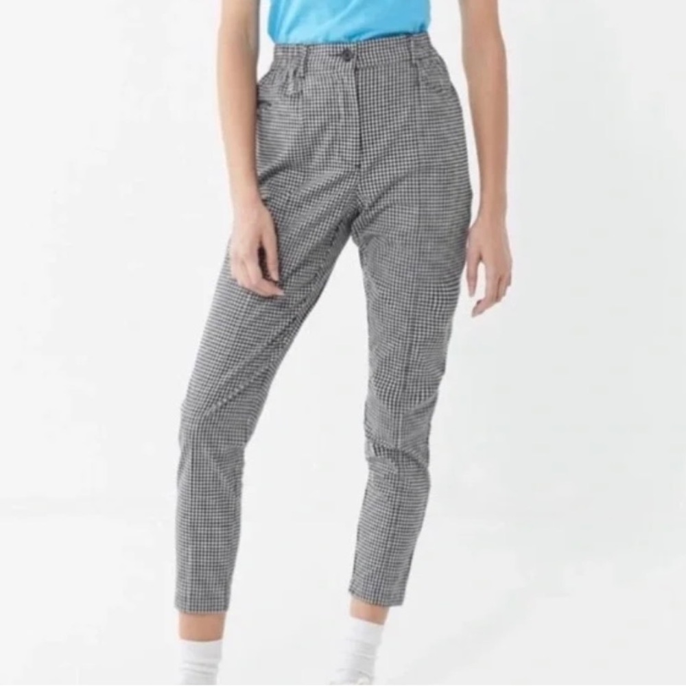 Large Urban Outfitters Gingham High Rise Pants